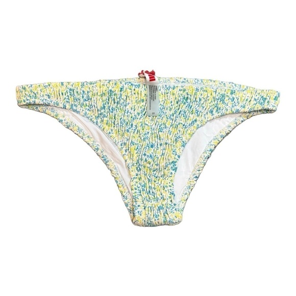 Solid & Striped® Rachel Smocked Bikini Bottom in Painted Ditsy Floral NWT - Picture 3 of 6